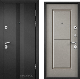 Дверь входная левая уличная порошковая — винорит