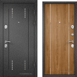 Дверь входная антивандальная уличная порошковая — МДФ