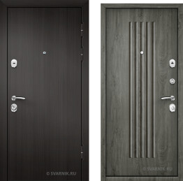 Дверь металлическая антивандальная на дачу ламинат — шпон
