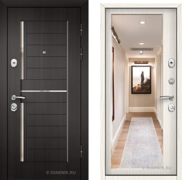 Металлическая дверь 3 мм на дачу по индивидуальному дизайну д3м-126