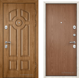 Дверь входная с терморазрывом уличная винорит — ламинат