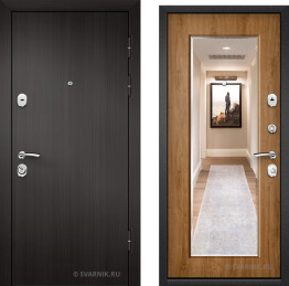 Дверь металлическая с терморазрывом на дачу ламинат — шпон