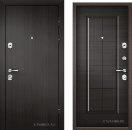 Дверь входная металлическая на улицу на дачу с ламинатом