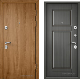 Дверь входная антивандальная на дачу ламинат — массив