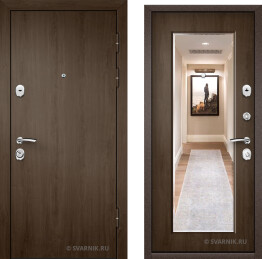 Дверь металлическая антивандальная уличная ламинат — винорит