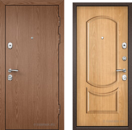 Дверь металлическая вторая на дачу ламинат — МДФ