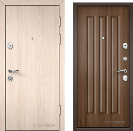 Дверь металлическая антивандальная на дачу ламинат — МДФ