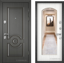 Дверь металлическая антивандальная на дачу шпон — винорит