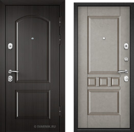 Дверь металлическая антивандальная на дачу винорит — МДФ