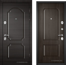 Дверь входная антивандальная на дачу МДФ — винорит