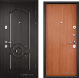 Дверь металлическая антивандальная уличная МДФ — ламинат