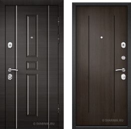 Дверь металлическая с замками KALE уличная винорит — винорит